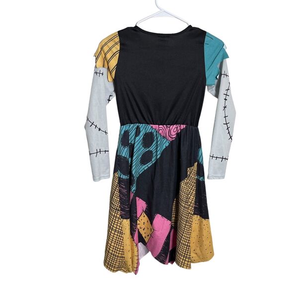 Disney Parks Sally Nightmare Before Christmas Dress Girl's 11/12 Long Sleeve - Picture 6 of 13